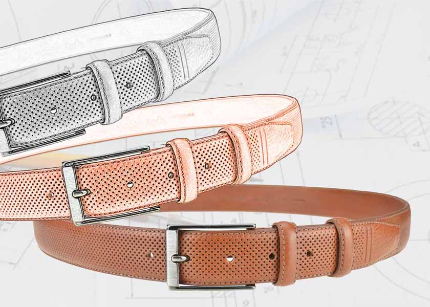 Quality leathr belt made process